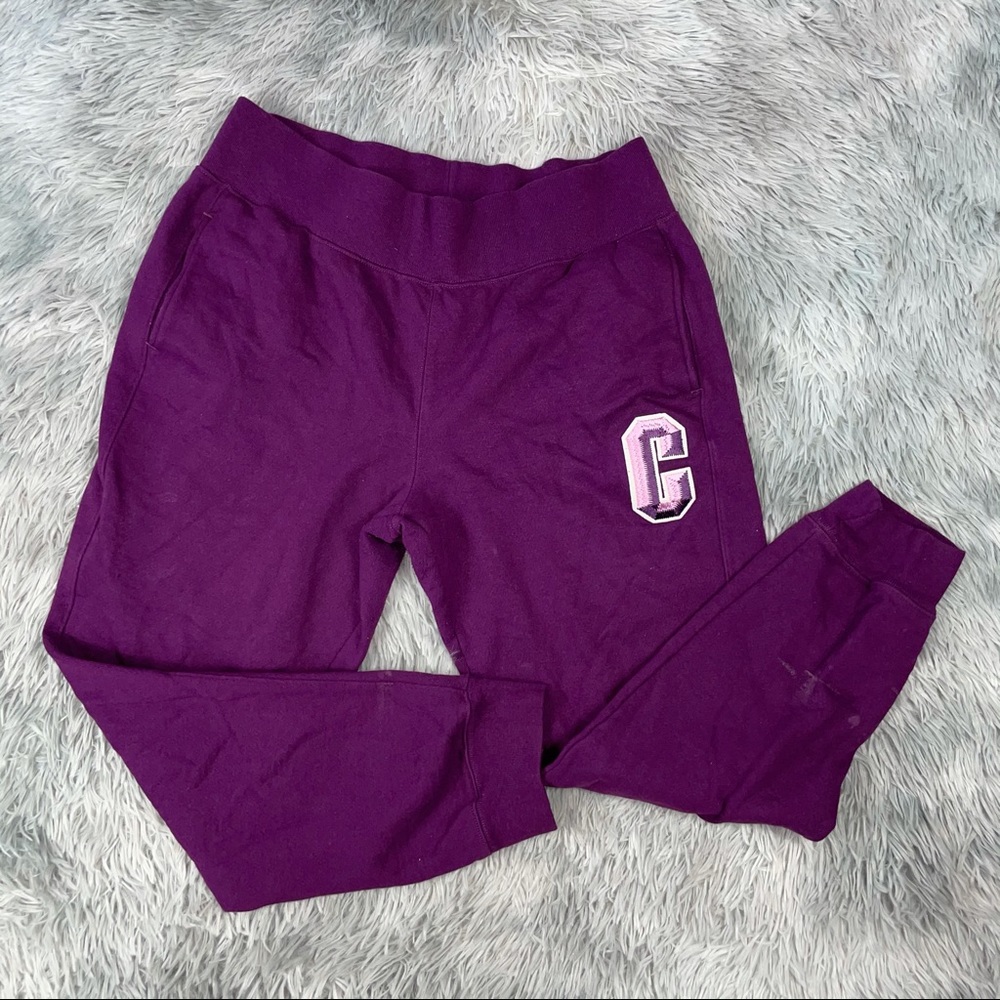 CHAMPION Reverse Weave Purple Sweatpants XL